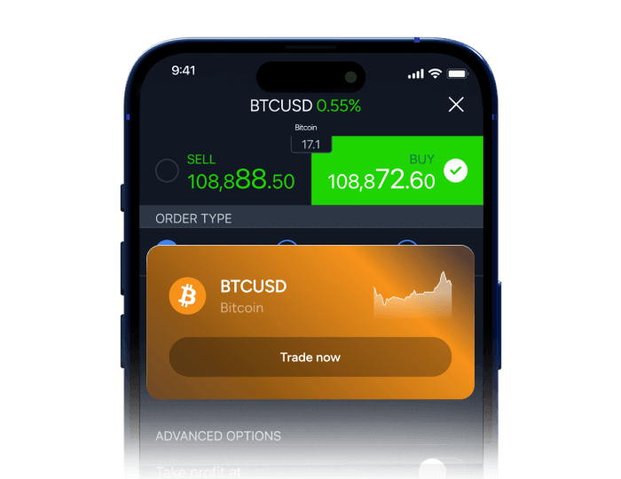 Cryptocurrency Trading Mobile App