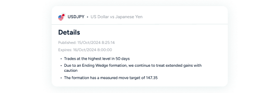 Receive detailed cues